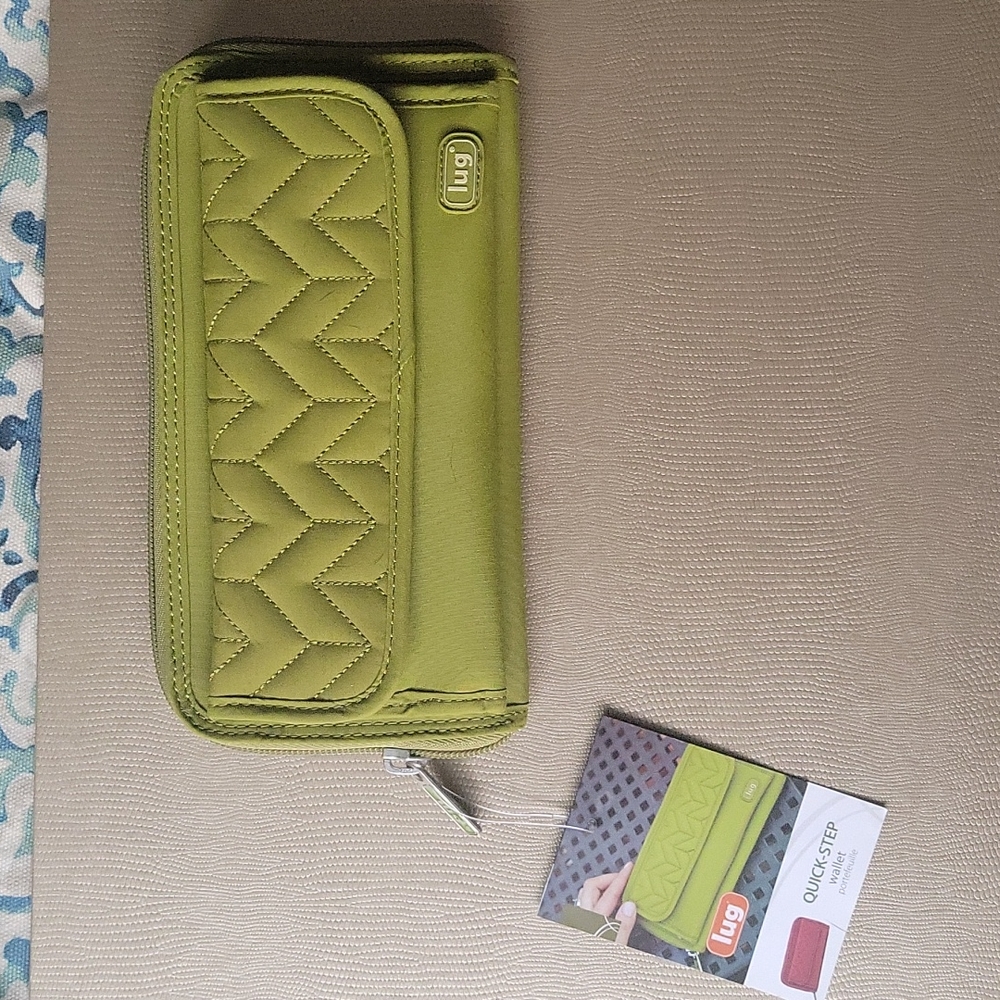 New Lug Grass Green Quick Step Wallet